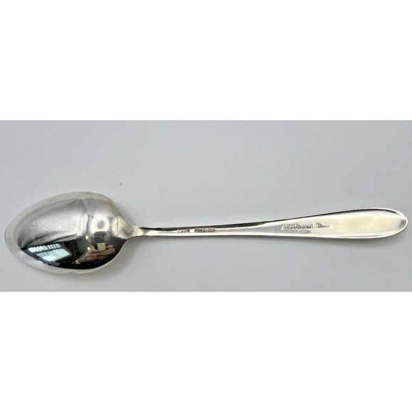 LUNT Sterling Silver Vintage Sweetheart Rose 6" Teaspoon - Picture 3 of 5